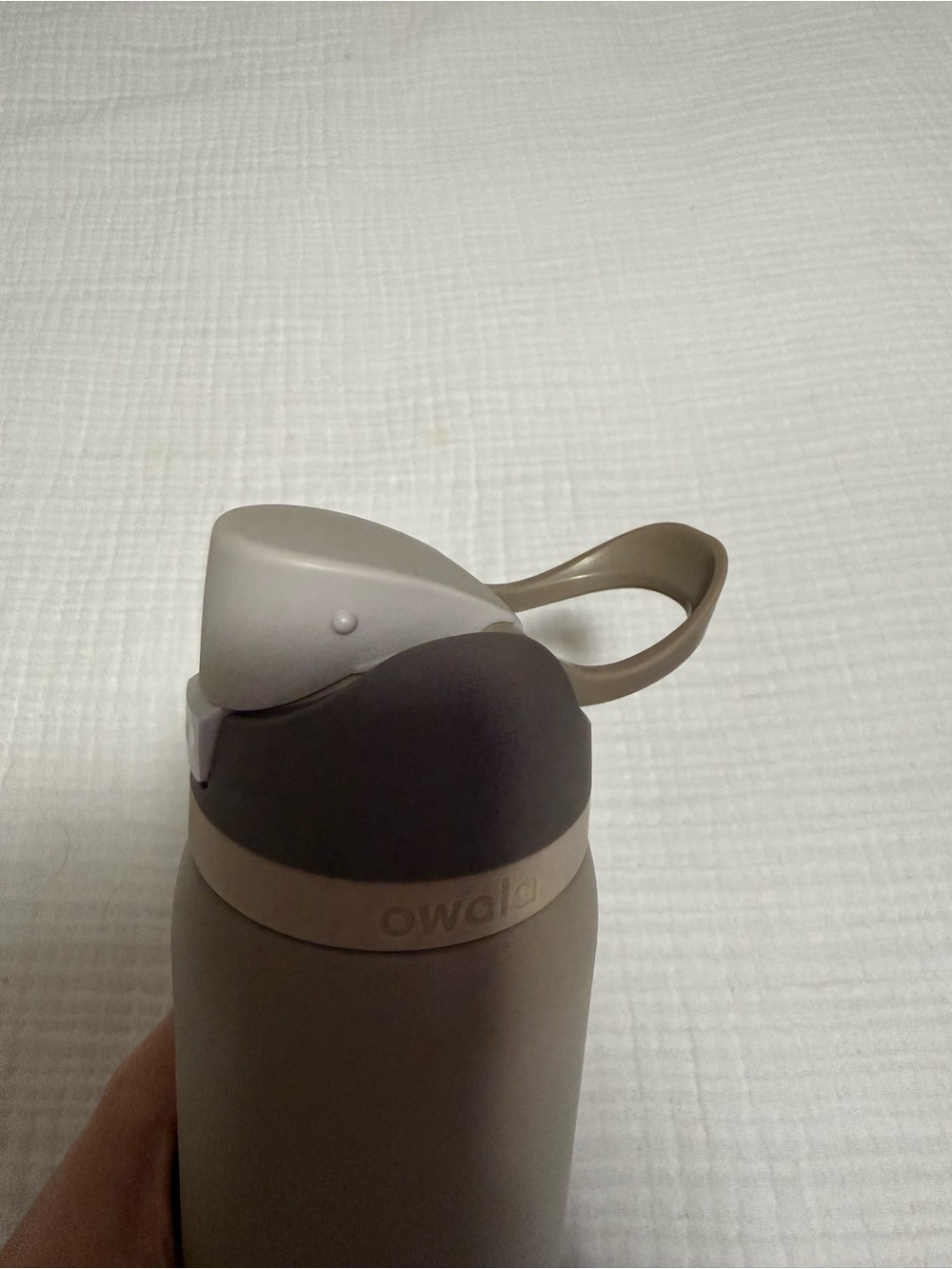 Owala Beige and Brown Insulated 32oz Water Bottle - Picture 5 of 7